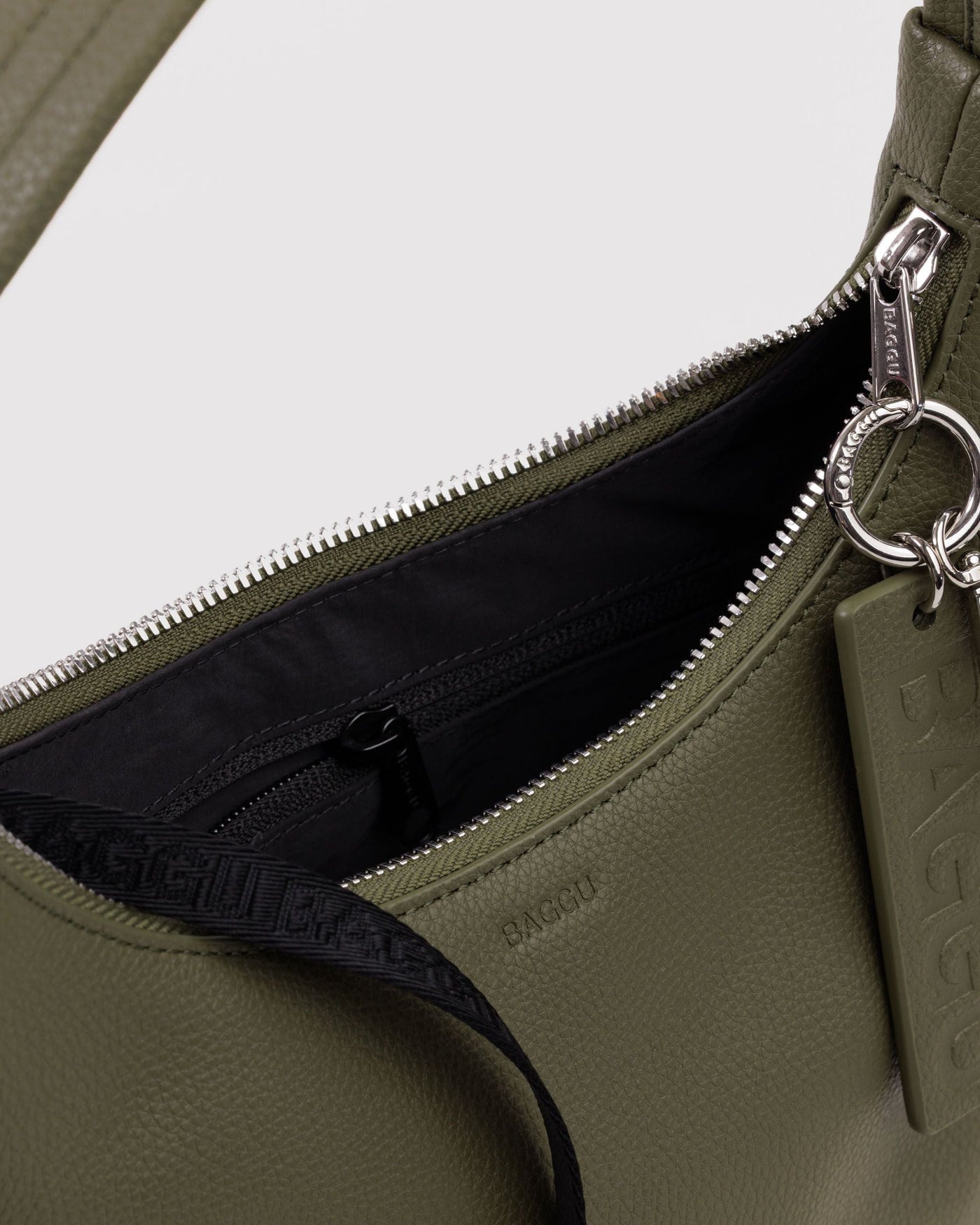Mini Recycled Leather Shoulder Bag