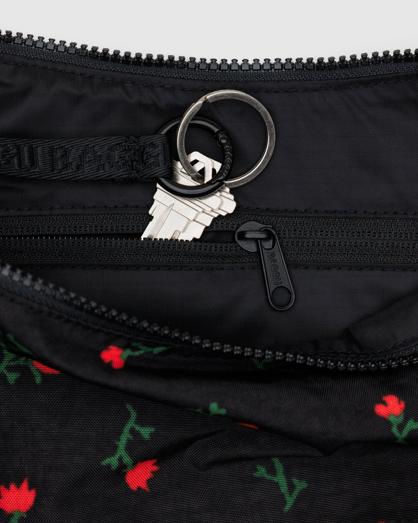 Medium Nylon Crescent Bag