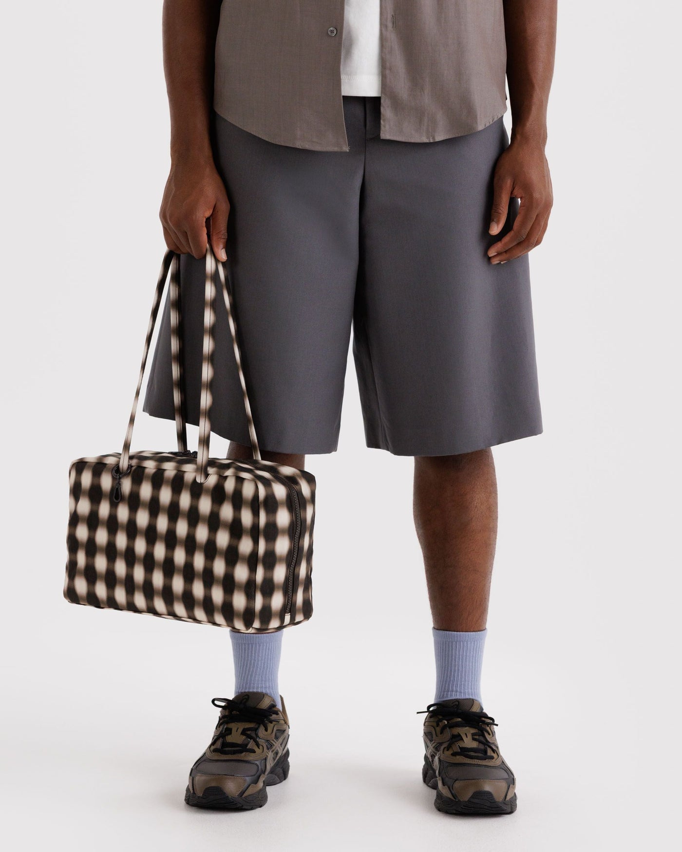 Medium Nylon Bowler Bag